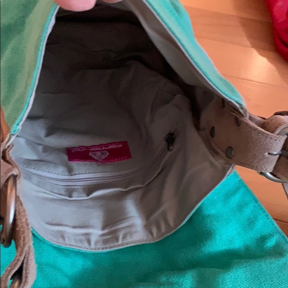 Fornarina green cross body bag - Picture 3 of 5